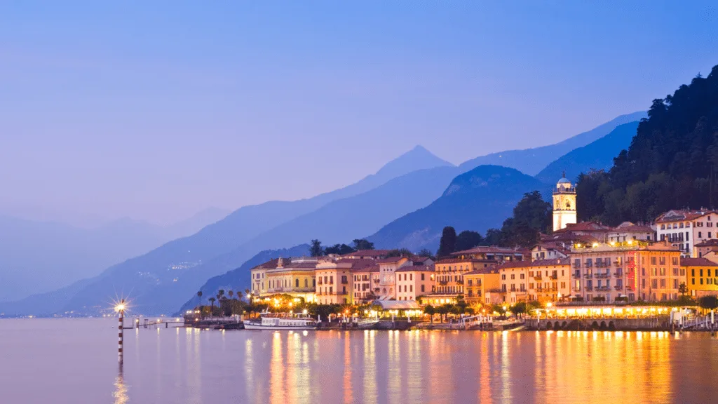 Lake of Como by night